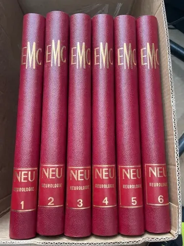 Coleção livros Encyclopedia medico chirurgicale 6 volumes neurologie francês
