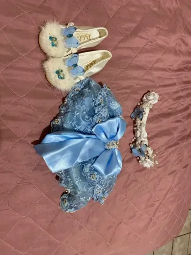 Conjunto para sessão de foto jardim encantado tamanho 1 a 2 anos