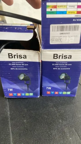 Luminária Espeto Jardim Brisa - LED Verde 7W (IP65)