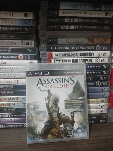 Assassins Creed III PS3 - Edição Exclusiva (Lacrado)