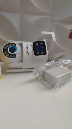Camera De Segurança IP WIFI 360° Graus Lente Dupla