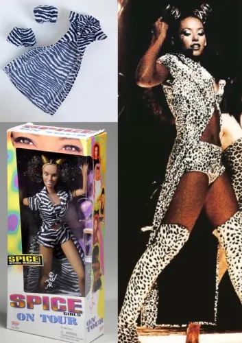 Roupa | Look Zebra Scary Spice (Mel B) Spice Girls On Tour - Gallob | Gulliver