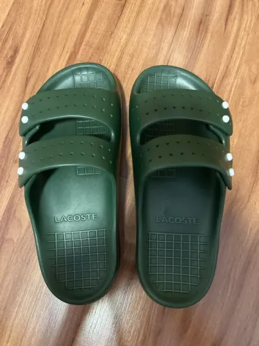 Chinelo Papete Lacoste Verde - Novo e Original 