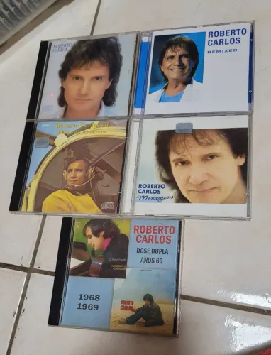 5 CDs do Roberto Carlos (Originais)