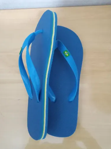 Chinelo Patriota. tipo havaianas.