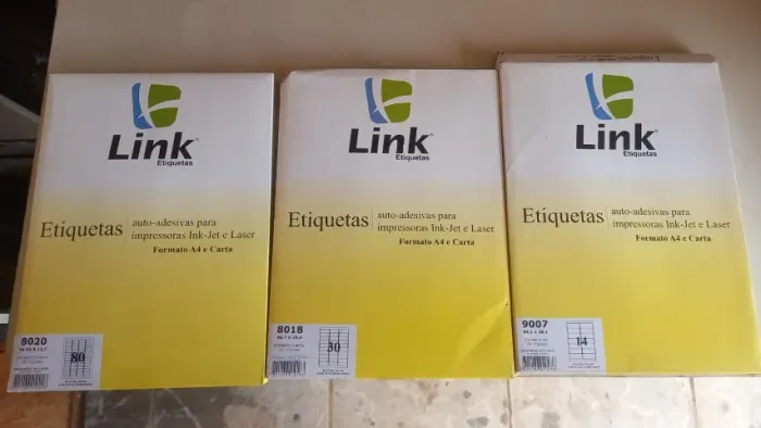 Etiquetas autoadesivas A4 vários modelos 