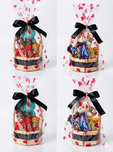 Cesta Pelúcia xícara Bombons