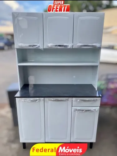 Armário para Cozinha em Aço - Novo, Resistente e Moderno!