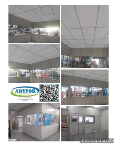 Artfor Comercio Divisórias Eucatex e Naval. Locação Divisórias para Tapumes Internos.