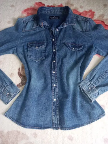 Camisa Jeans Feminina - Blue Steel