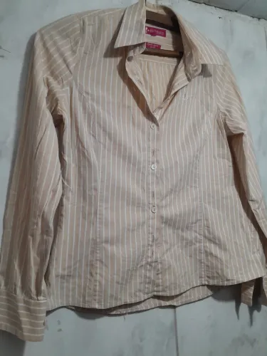 Camisa Social Feminina Listrada
