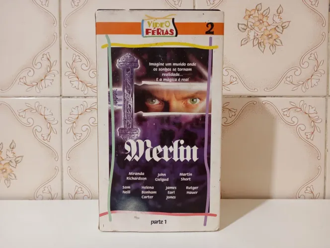 VHS Filme Merlin 2 Parte 1 (Dublado) 1998 - Original