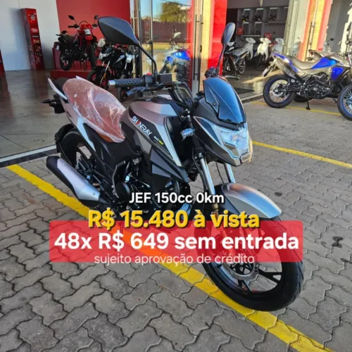 Jef S 150 0km (48 x R$649 S/entrada).