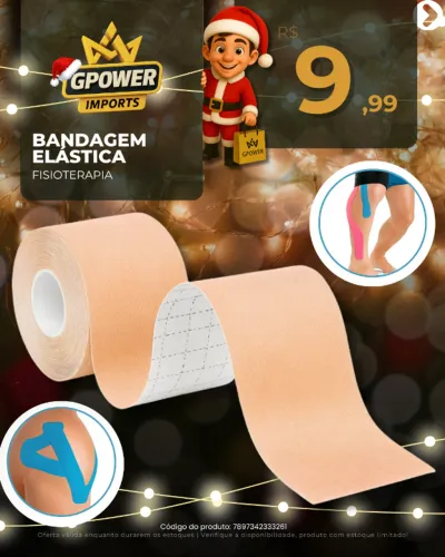 BANDAGEM ELÁSTICA - FISIOTERAPIA
