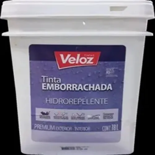 tinta emborrachada veloz 18 litros cor amarelo milho 9348
