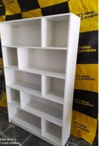 Colmeia MDF Branca - 182x90x30  - Moveis sob medidas 