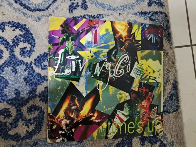 Somente A Capa Do Disco Living Colour - Time's Up Lp (1990) Estandar (Usado)