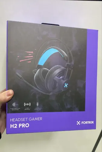 Fone com Microfone Headset Gamer Fortrek Pro H2 Desempenho e Conforto Loja Coimbra Entrega