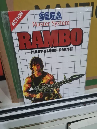 Pintura em.quadro rambo