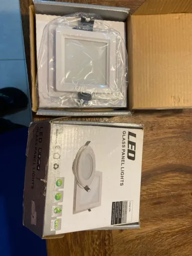 Luminária LED Painel de Luz LED Glass