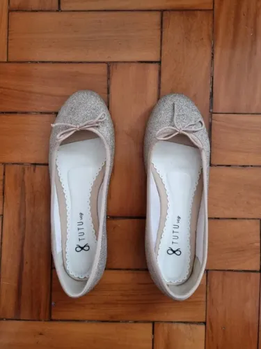 Tutu Sapatilhas com Glitter 36
