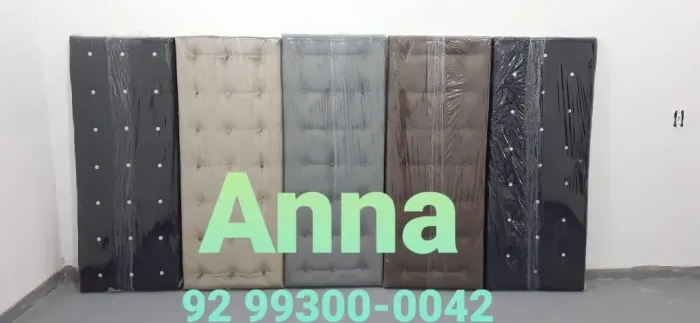 Cabeceiras de Cama Estofadas em Diversas Cores