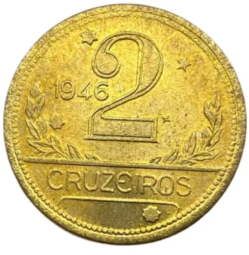 2 Cruzeiros Antigo Brasil (entre 1945 e 1953)