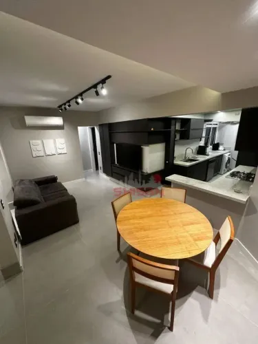 Apartamento mobiliado para locação Paraiso 2 dormitorios!