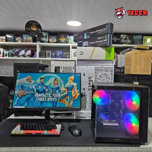  PC Gamer Custo-Benefício AMD + RX 570 - Pronto para rodar seus jogos favoritos