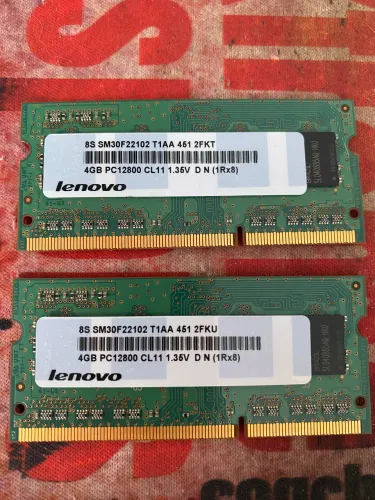Memoria ram 4gb - 4 unidades - 1Rx8