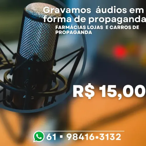 vinhetas e propagandas. 
