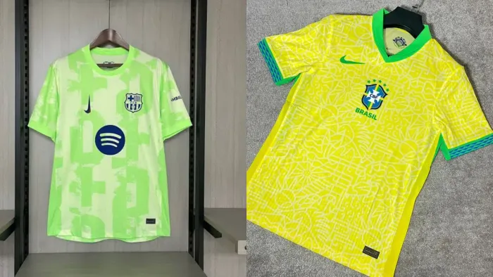 Camisa Barcelona + Seleção brasileira 2GG Oficial 