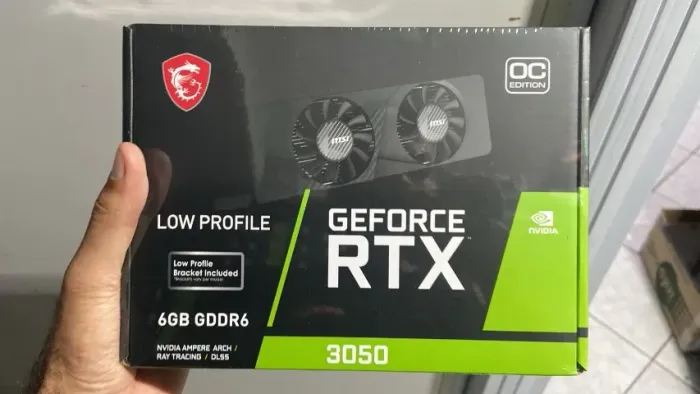 Placa  de video RTX 3050 6GBs MSI