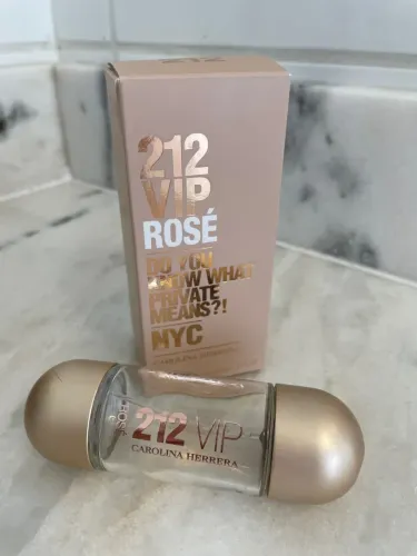 Vidro de perfume 212 VIP ROSE 30ml vazio
