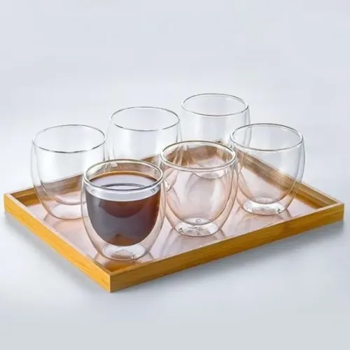 Copos Para Café Parede Dupla Sem Alça 80ml borossilicato dupla camada (6)