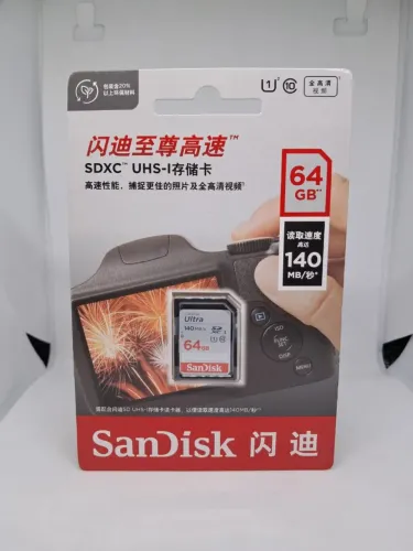 Promoção!!! Cartão de Memória 64gb Sandisk Ultra 140mb