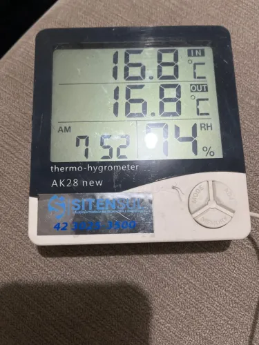 Termo-higrômetro Digital AK28 - Novo