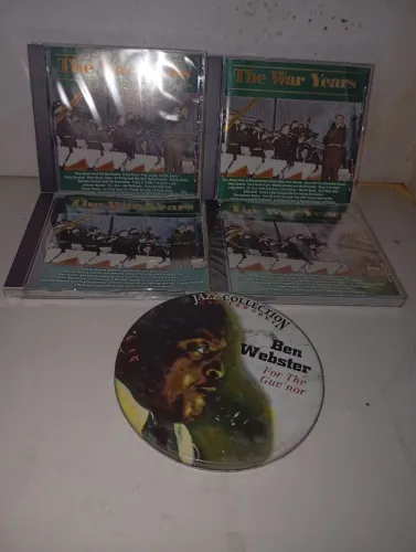 Coleção de CDs The War Years e Ben Webster