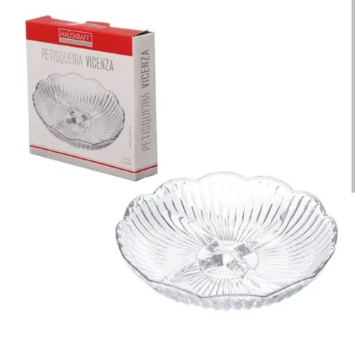 Promoção petisqueira de vidro redonda 