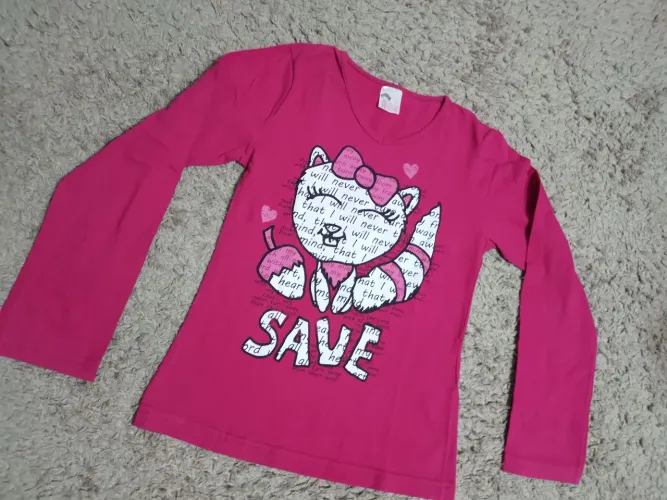 Blusa Rosa Infantil com Estampa Fofa