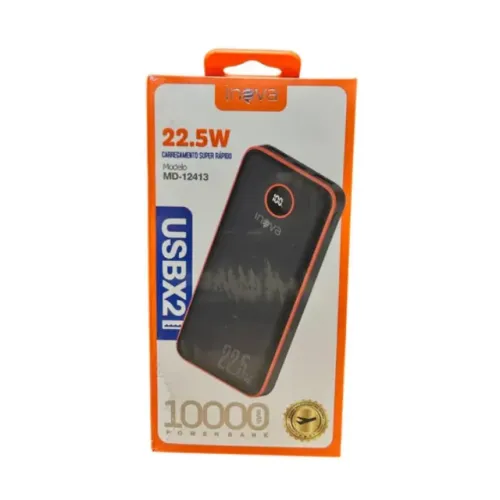 Carregador Portátil Power Bank Turbo 22W 10.000mAh Inova MD-12413