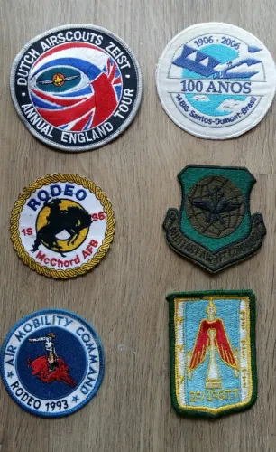 6 Patches Militares (Bolachas de Coleção) - R$100