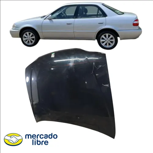 Capo Toyota Corolla xei original com amassado  98 99 00 01 0