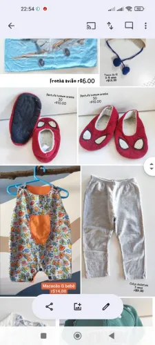 Promoção roupas infantis