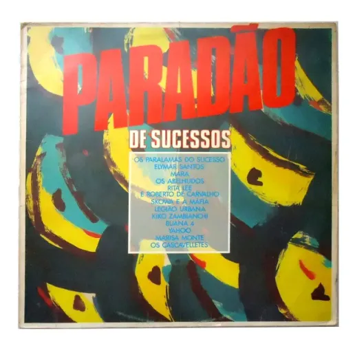 Lp PARADÃO de SUCESSOS - COLETÂNEA ROCK NACIONAL 1990 Br - Cascavelletes Legião Paralamas