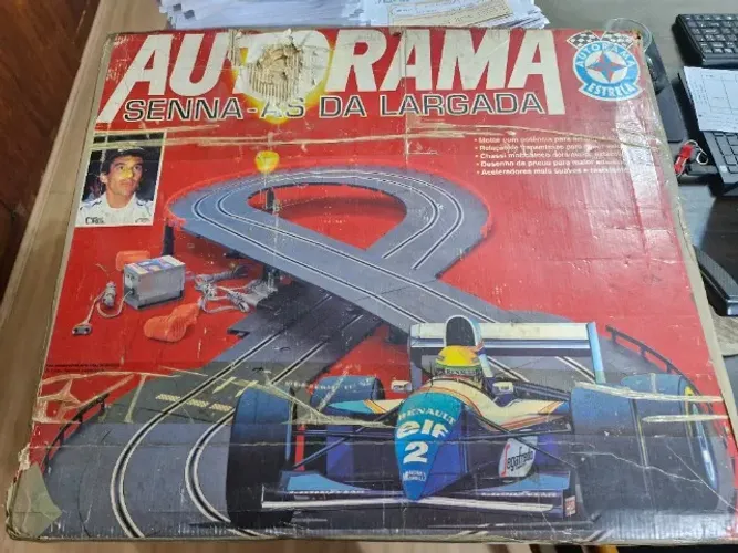 Rara Caixa Original Autorama Senna As Da Largada Estrela