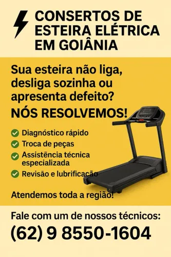 Conserto de esteira elétrica