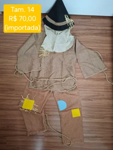 Fantasia espantalho Mágico de Oz