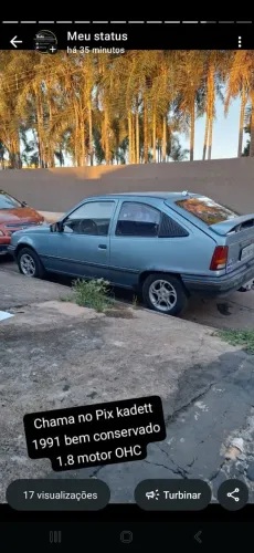 Chevrolet Kadett Gl/sl/lite/turim 1.8 (álcool) 1991