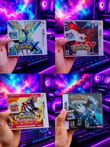 Coleção Pokémon Nintendo 3DS (Valor na descrição) 